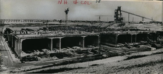 1966 Press Photo construction of the Scheldy Tunnel from Rotterdam to Lille - Historic Images