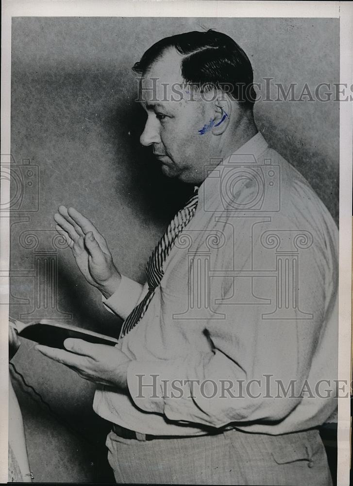 1938 Press Photo George R.Hart &quot;Marrying Justice of Dst Charles,Mo - Historic Images