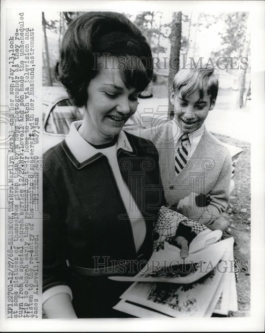 1968 Press Photo Mrs. Marilyn and Jay Lovell, Astronaut James A. Lovell Family - Historic Images