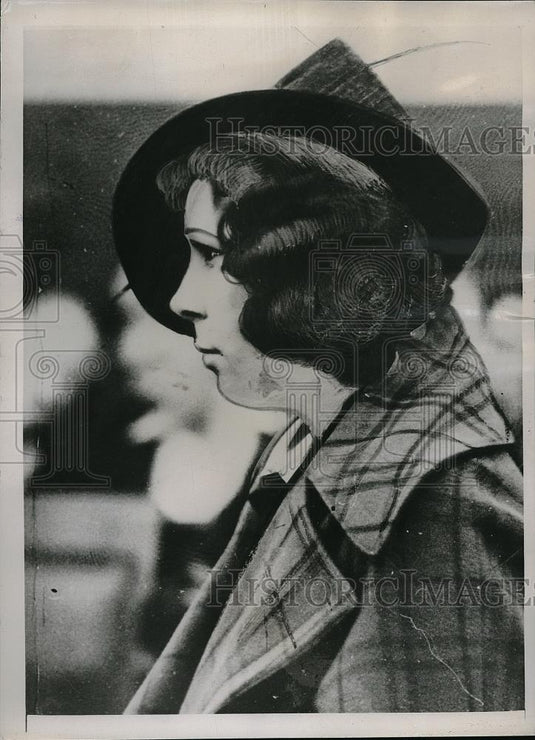 1936 Press Photo Mrs. Ada Carson, Accused in Los Angeles Vice Drive - Historic Images