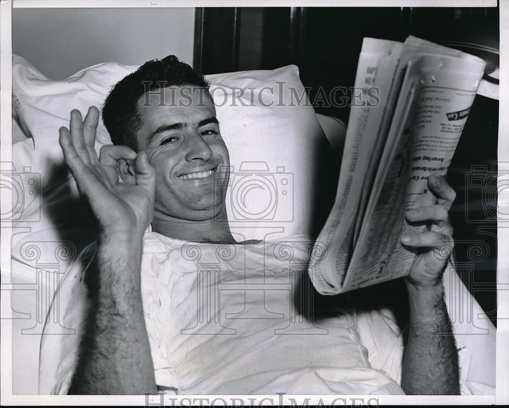 1955 Press Photo NY Yankees 2nd baseman Gerry Coleman - Historic Images