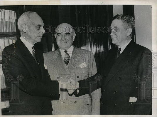 1939 Press Photo Chairman Charles Freemann, Britton Buod and Edward Joy - Historic Images
