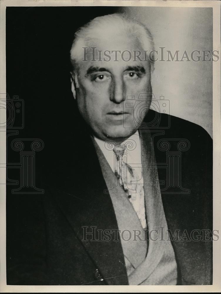 1935 Press Photo Paul F. Donnelly, rich Kansas City dress manufacturer - Historic Images