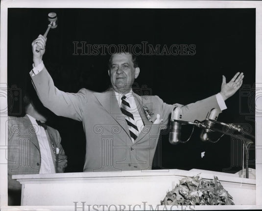 1952 Press Photo Politician Walter S Hallaman - neb35355 - Historic Images