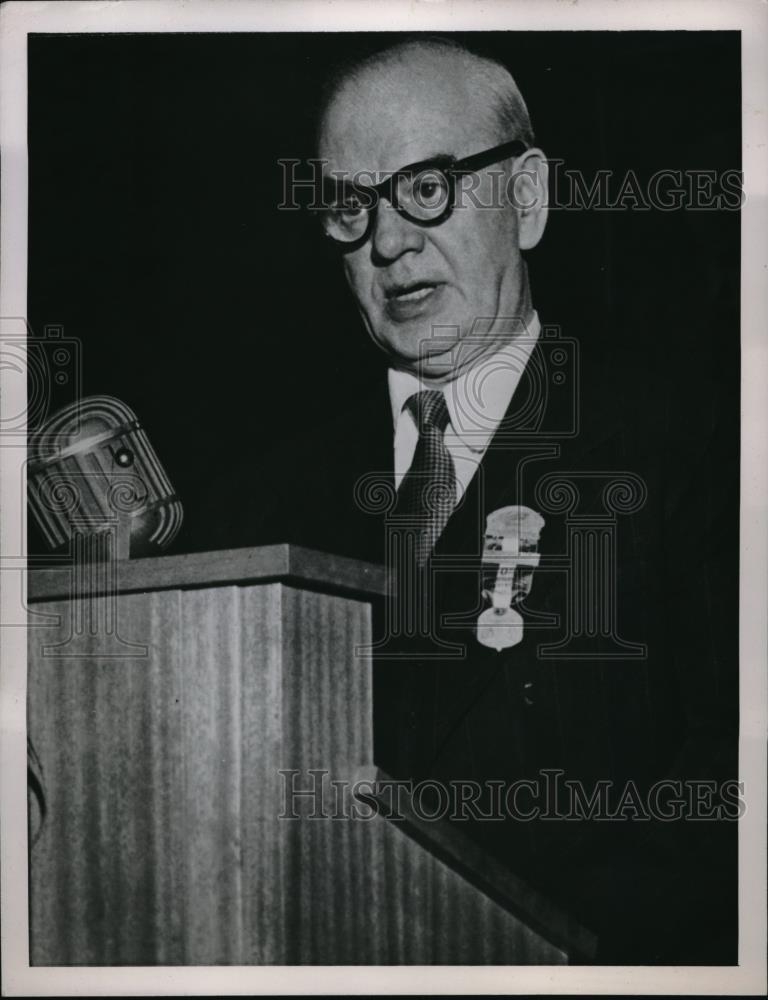 1948 Press Photo CIO President Phil Murray Makes Opening Address at Convention - Historic Images