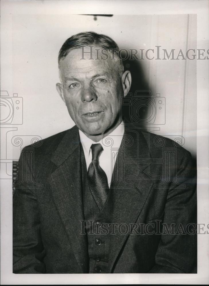 1937 Press Photo William E Dodd Former US Ambassador to Germany - Historic Images