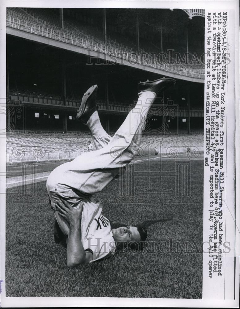 1959 Press Photo NY Yankee Bill Skowron , 1st baseman - Historic Images