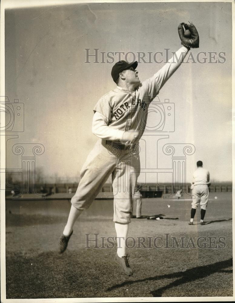 1936 Press Photo Handy Andy Pilney, Notre Dame - Historic Images