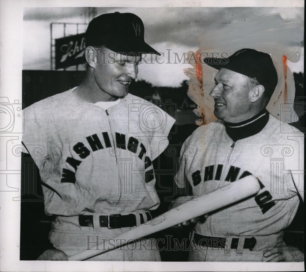 Press Photo Washington's Jerry Schoonmaker & Charley Pressen - Historic Images