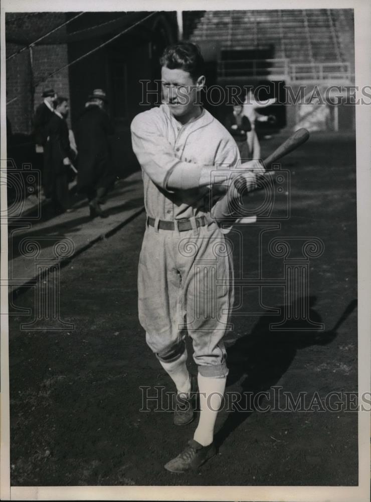 1934 Press Photo Don Kellet of University of Pennsylvania - Historic Images
