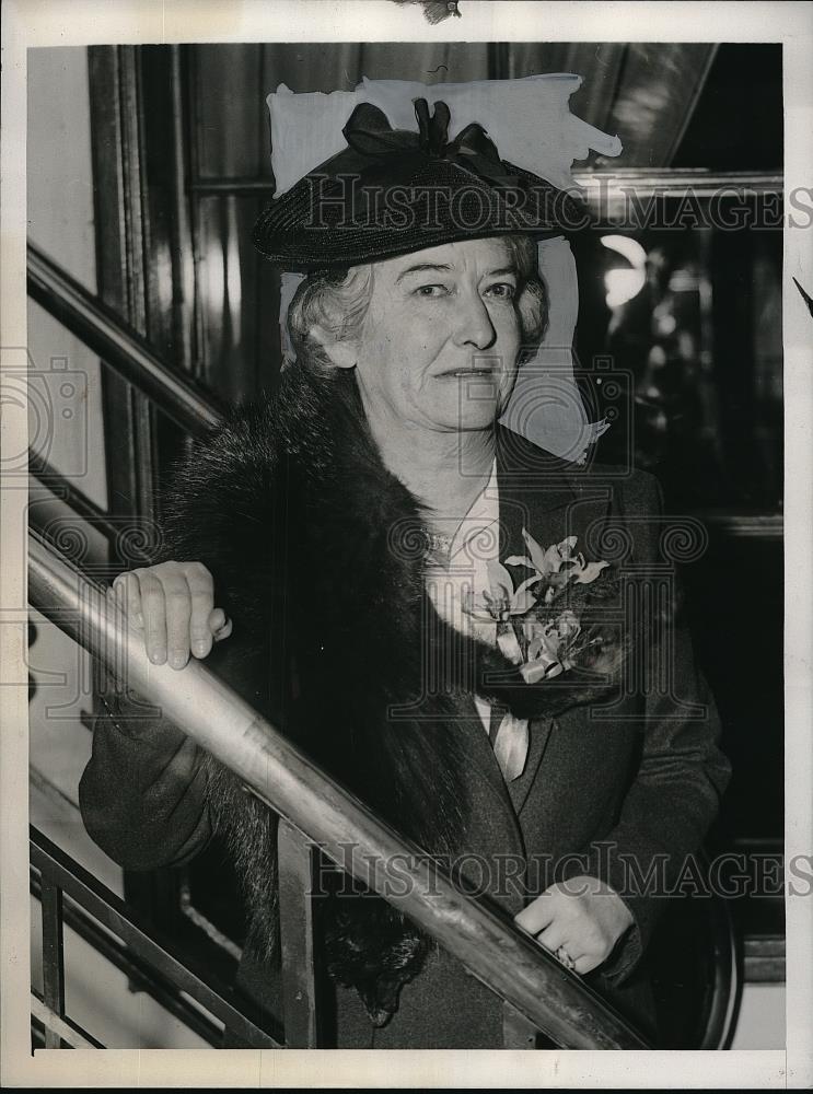 1940 Press Photo Socialite Mrs. Henry A Hutton - Historic Images