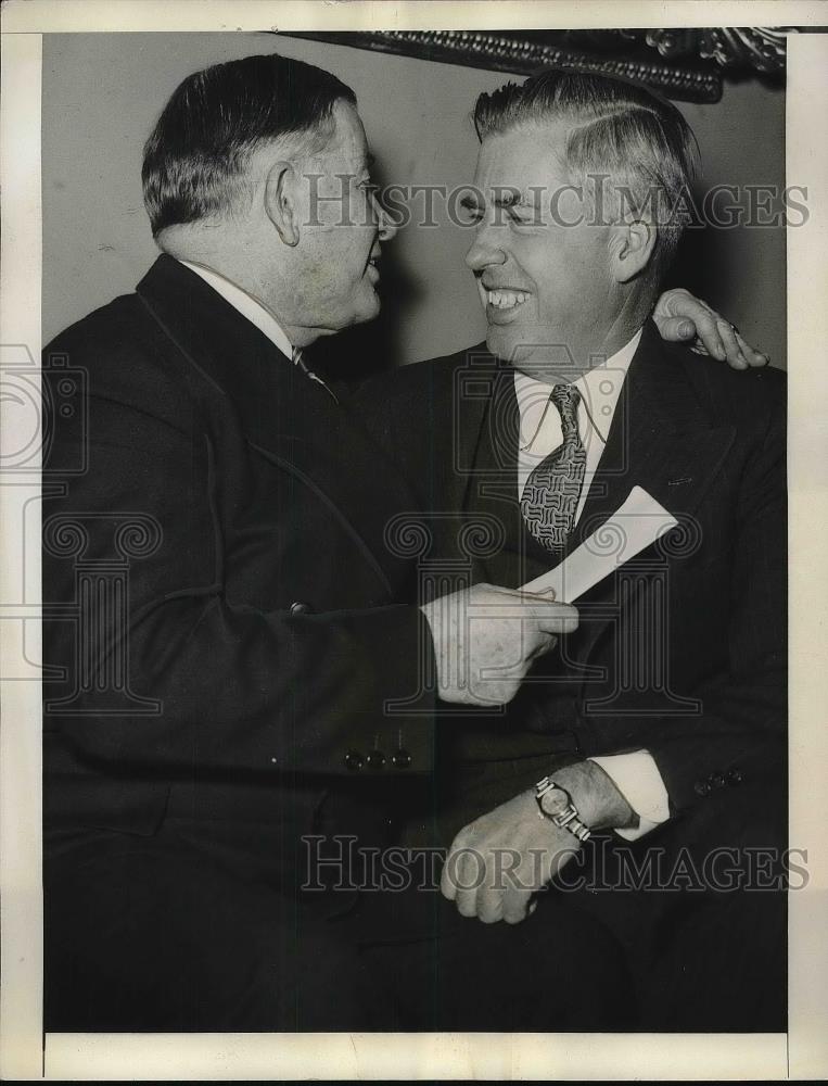 1944 Press Photo Vice President Henry Wallace &amp; Senator Alben Barkley - Historic Images