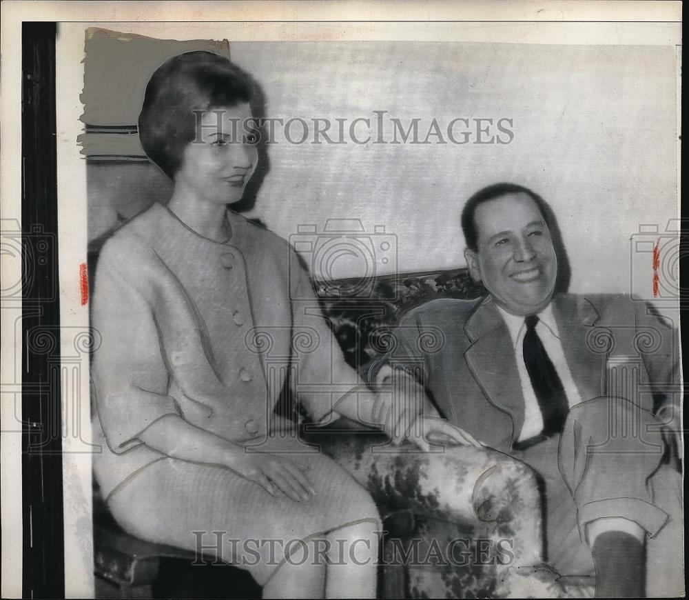 1962 Press Photo Madrid, Spain Exiled Argentine Pres. Juan Peron,I. Martinez - Historic Images