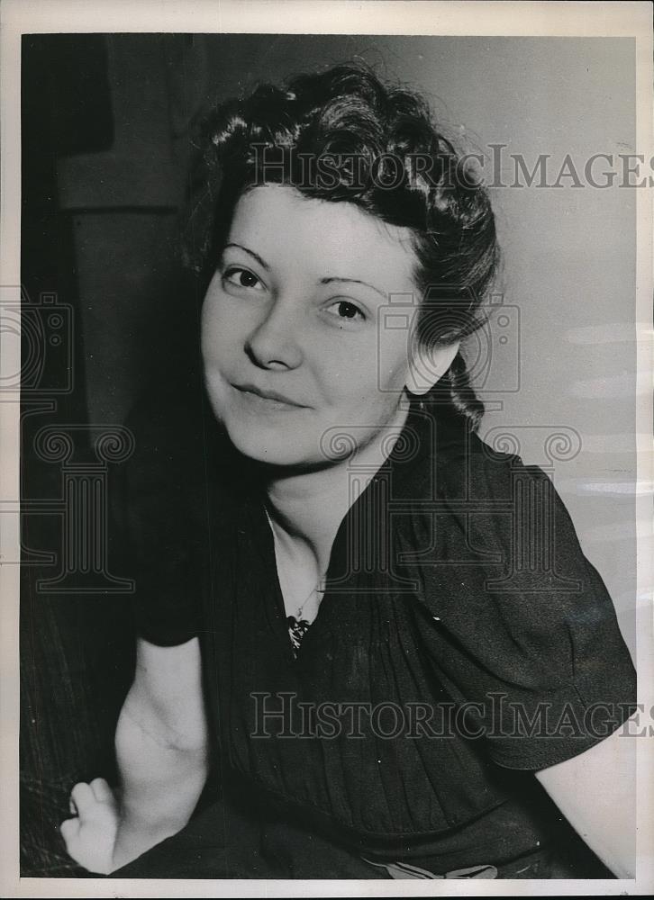 1940 Press Photo Maxine Tidwell Trimble Petition for Annulment to Floyd Trimble - Historic Images