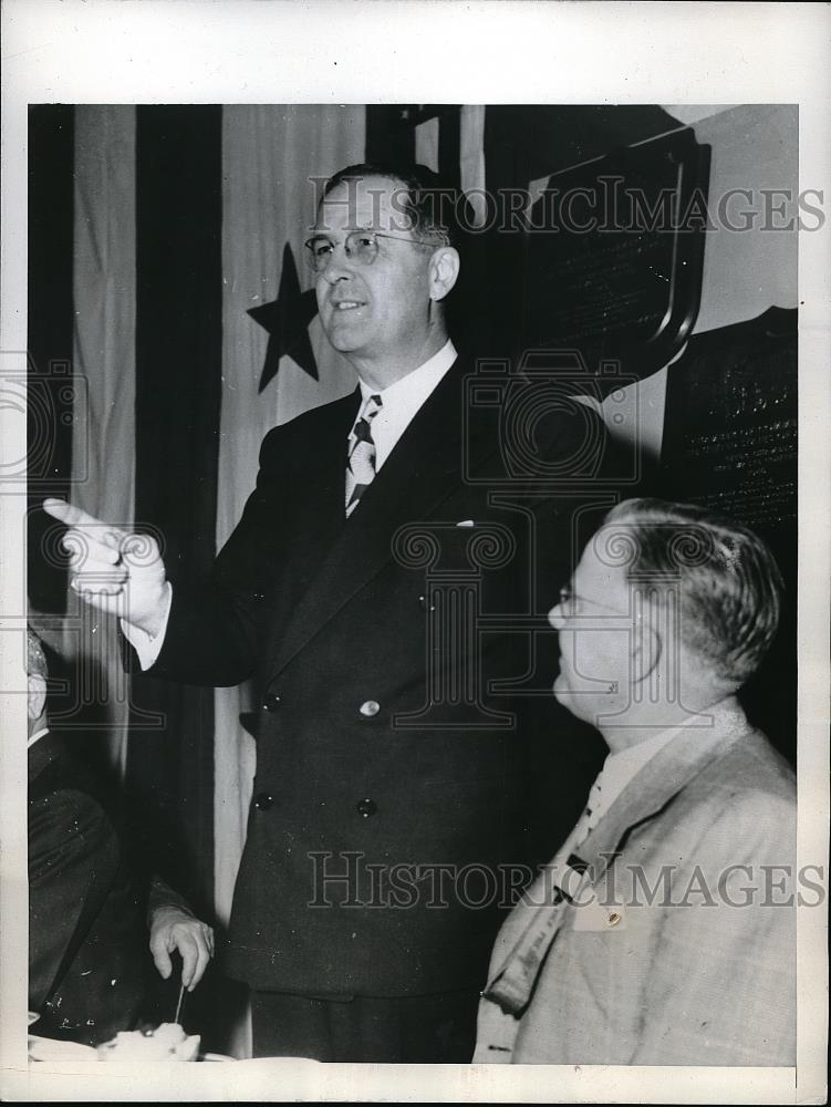 1946 Press Photo Clinton P. Anderson Addresses U.S, Chamber Commerce, E. Sexauer - Historic Images