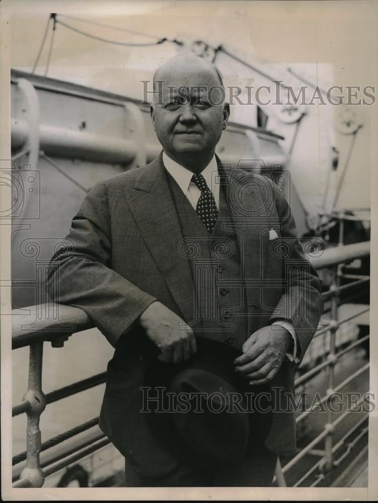 1935 Press Photo Alfred Talley, former NYC Judge - Historic Images