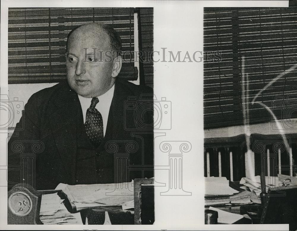 1950 Press Photo Isidore Goldberg, Pres. of Pilot Radio Group - Historic Images