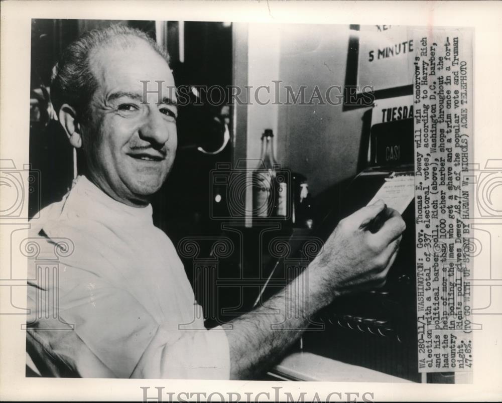 1948 Press Photo Gov. Thomas E. Dewey - Historic Images