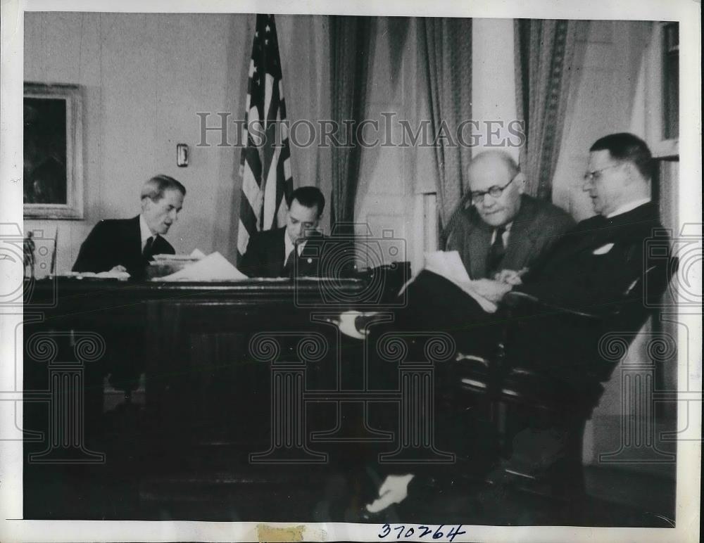 1936 Press Photo Marvin Mcintyre Office - Historic Images