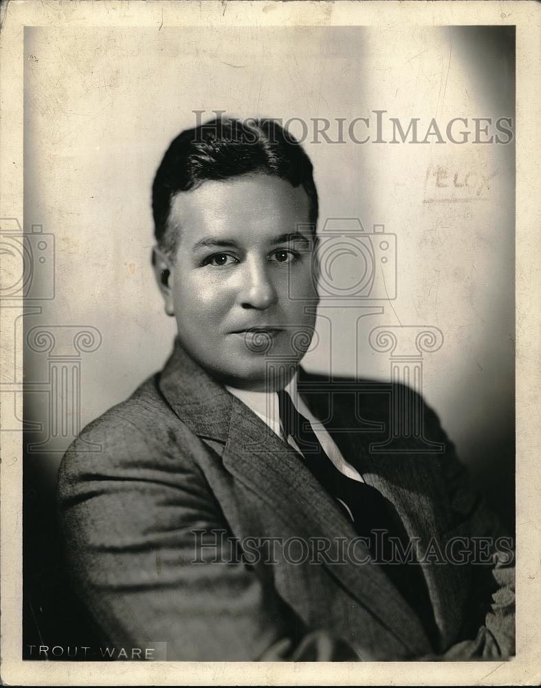 1937 Press Photo Executive Willis Thornton - Historic Images