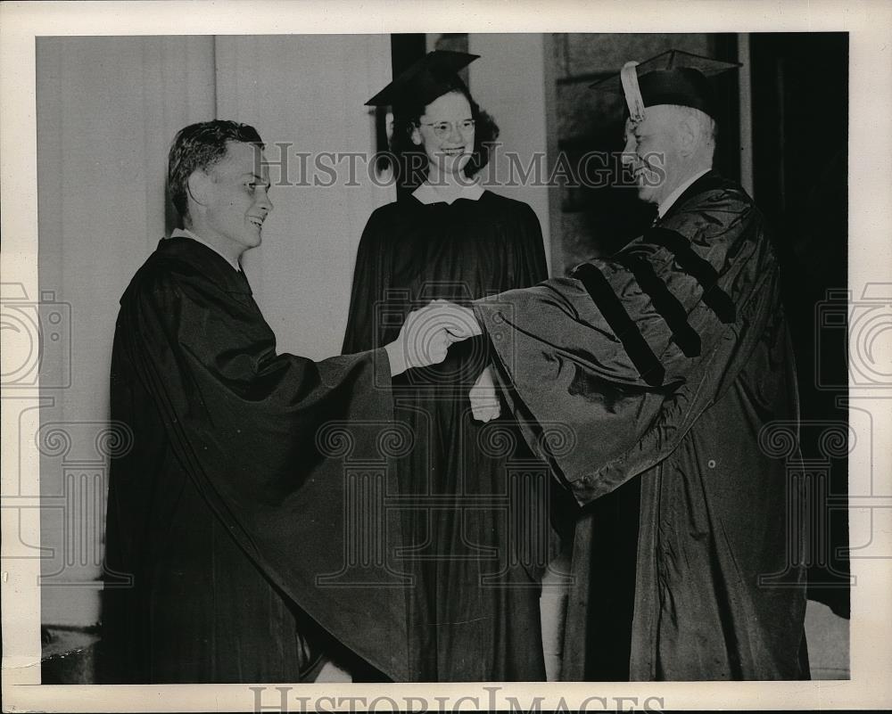 1940 Press Photo Dr Frank Elliott Retiring President of Swarthmore College - Historic Images