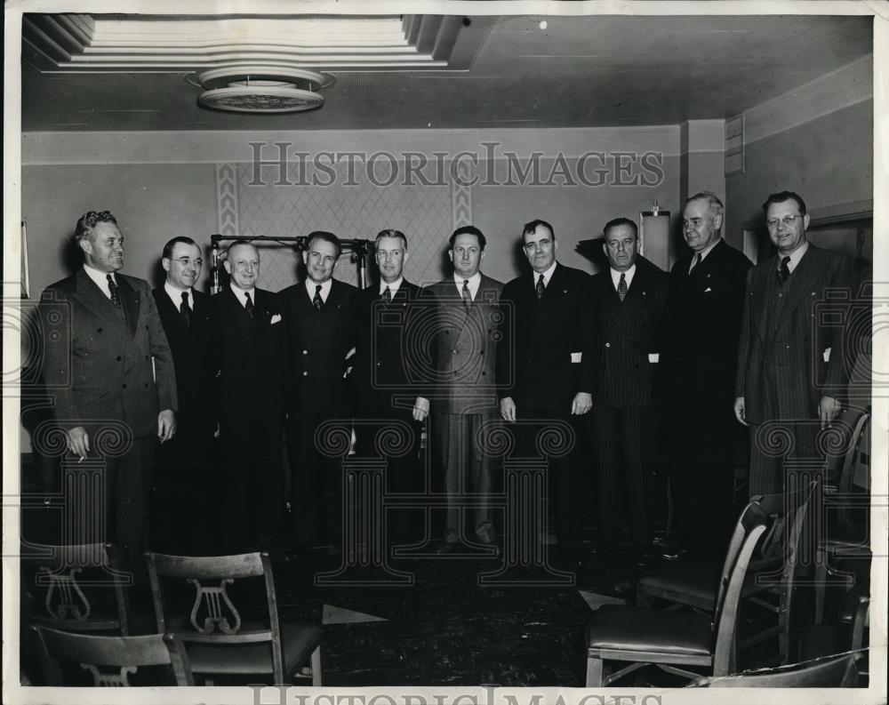 1940 Press Photo American Legion, RJ Kelly,L Stambaugh,M Warner,P Armstrong - Historic Images