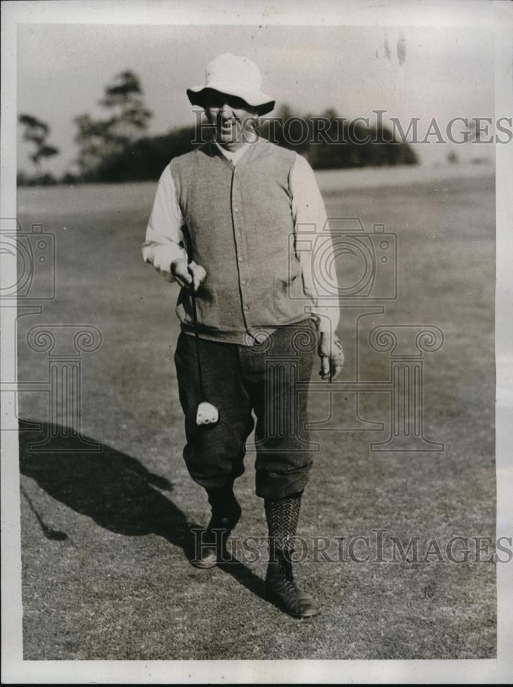 1934 Press Photo Rev. J.W. Holland of St. Johns new Brunswick Canada - Historic Images