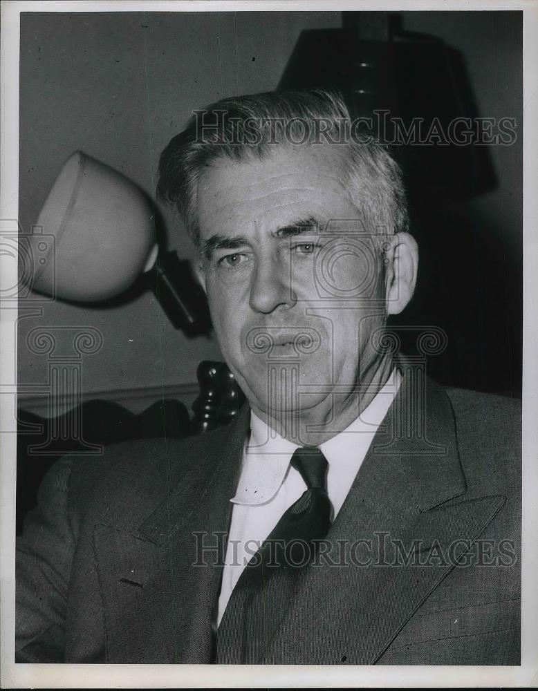 1948 Press Photo Henry A Wallace in his office - Historic Images