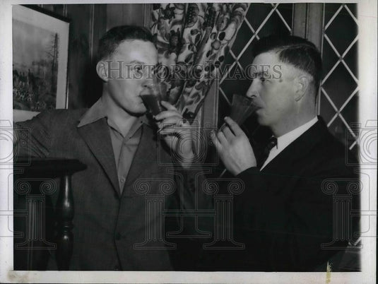 1944 Press Photo Kenneth Grandlienard, 4-H Club Champ William Stubbenfield - Historic Images
