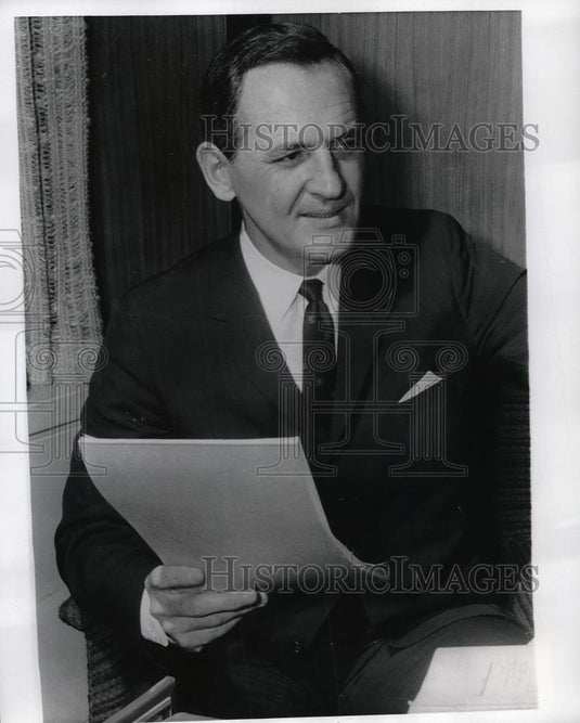 1970 Press Photo Broome Country Judge Robert E. Fisher, Slated as N.Y. Super Cop - Historic Images