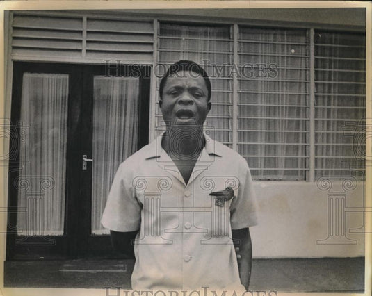 1968 Press Photo Austin Akwa, Biafran Representative to Tanzania - Historic Images