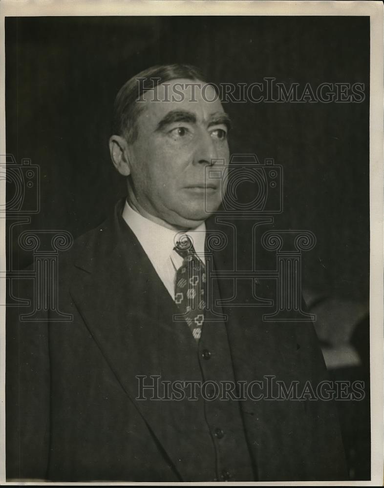 1929 Press Photo Philip G. Roosa Cheif Clerk Dept of Correction Dr. Kieb - Historic Images