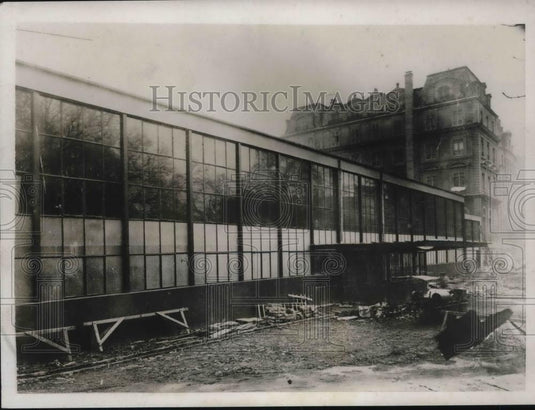 1932 Press Photo View of League of Nations building in Geneva - Historic Images