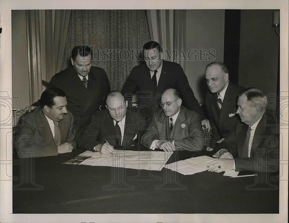 1940 Press Photo Herbert Anderson, Hal Sours, Robert Brooke, H.C. Whitehurst - Historic Images