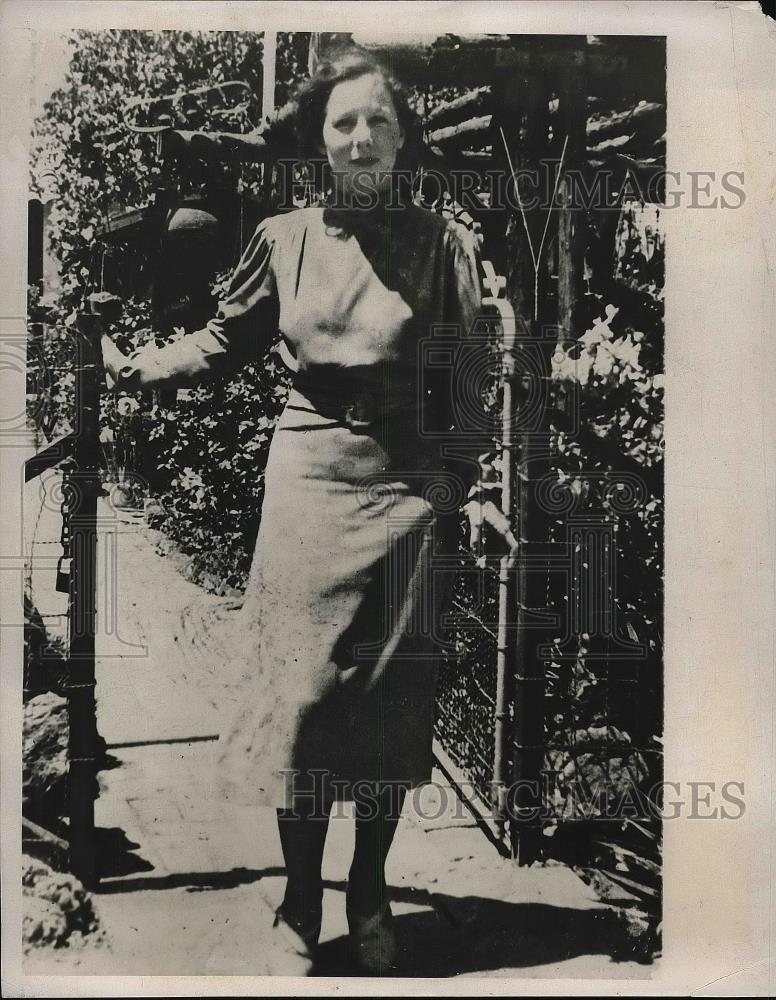 1940 Press Photo Mrs. Doris Clayton, Victim "Lover's Lane" Slaying in California - Historic Images