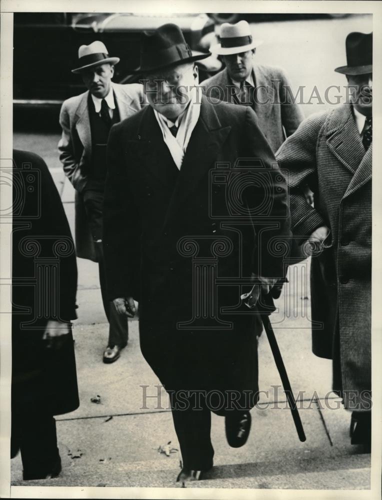 1933 Press Photo Soviet Commisar for Foreign Affairs, Maxim Litvinoff in Wash. - Historic Images