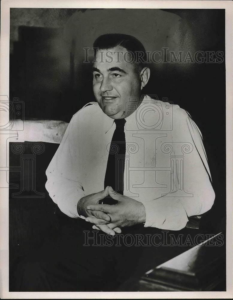 1951 Press Photo Ray Shillat of Cleveland Police - neb09527 - Historic Images