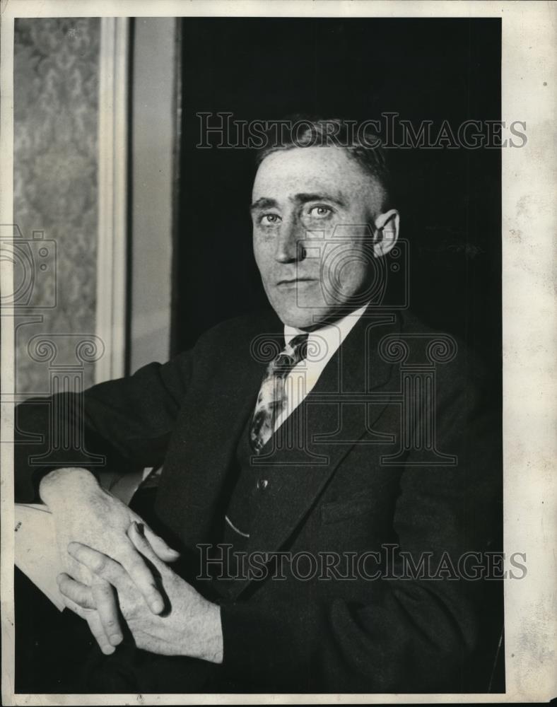 1930 Press Photo Mr Harold Jurist of Mashfield, Wis. - neb45015 - Historic Images