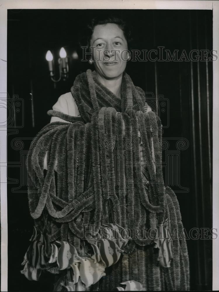 1936 Press Photo Mrs Richard Wilson of Honolulu at PTA convention in Milwaukee - Historic Images