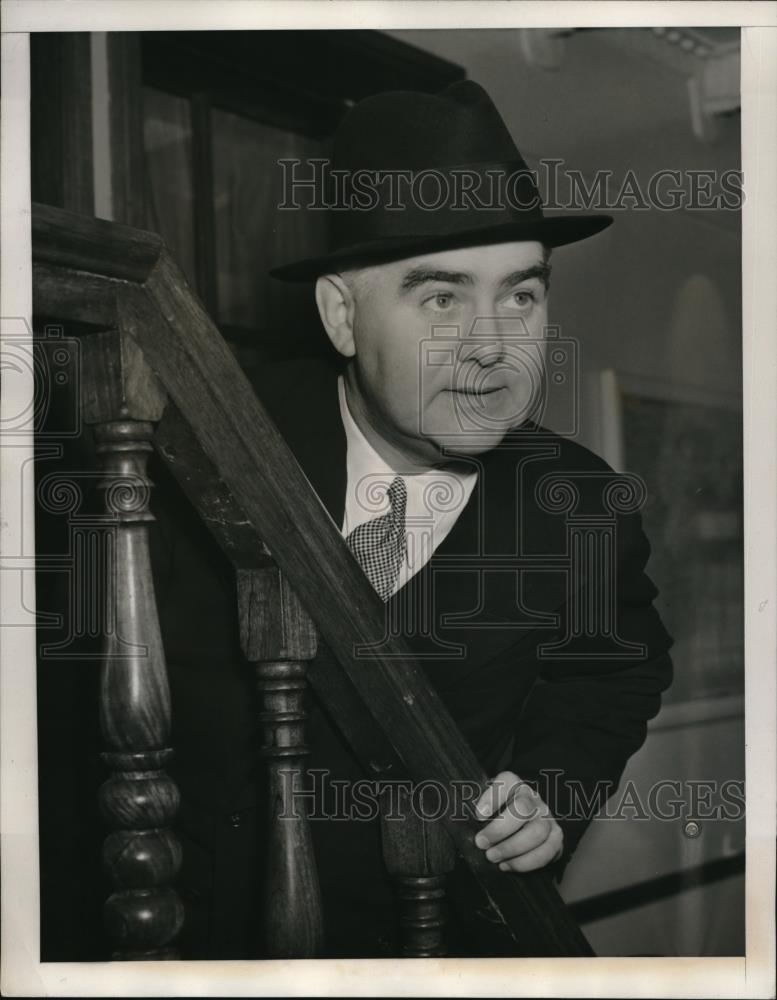 1940 Press Photo William Hillman Euro manager in London - Historic Images