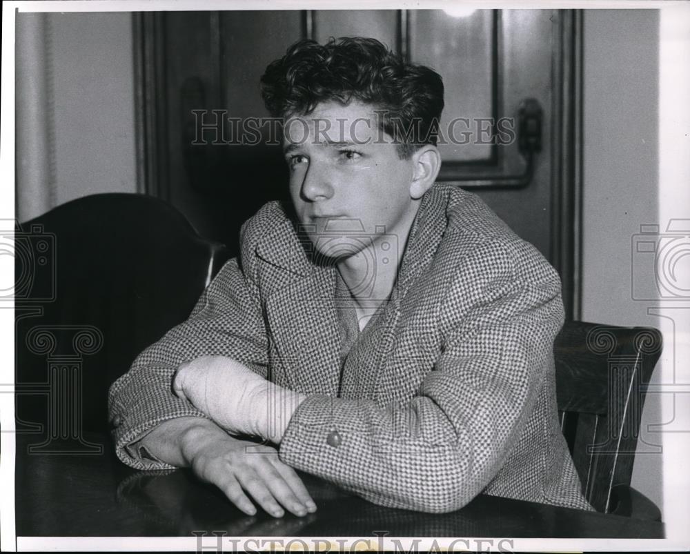 1960 Press Photo Chicago, Ill. Walter Woods, 16, kidnapped &amp; stapped a woman - Historic Images