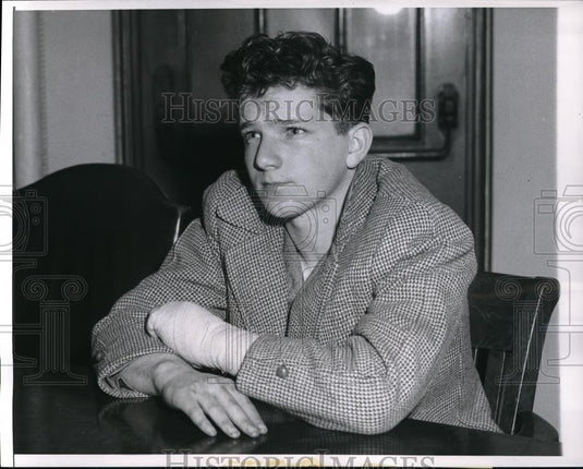 1960 Press Photo Chicago, Ill. Walter Woods, 16, kidnapped & stapped a woman - Historic Images