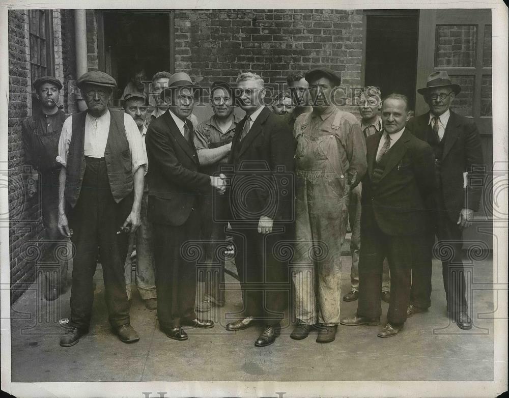 1931 Press Photo Thomas O&#39;Connor On His Good Fortune Winning In Irish Hospital - Historic Images