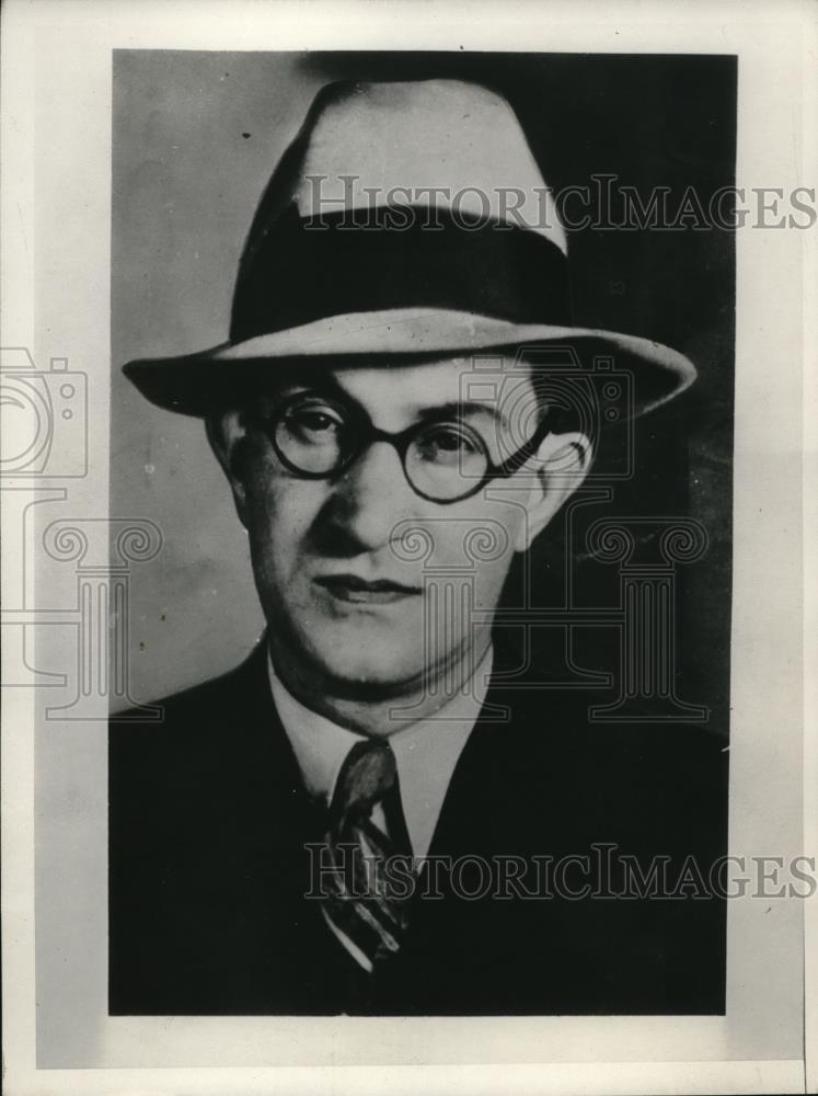 1933 Press Photo Mr Harry Geen - Historic Images