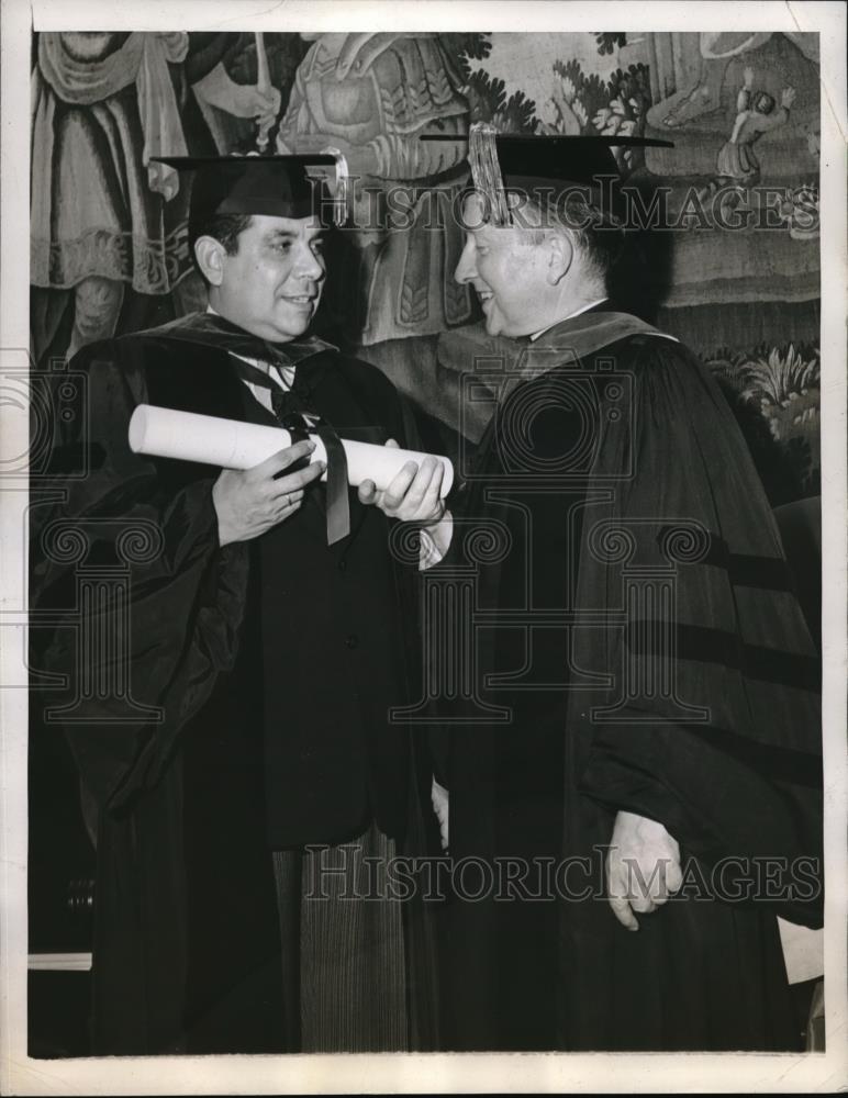 1943 Press Photo New York City General Higino Morinigo - Historic Images