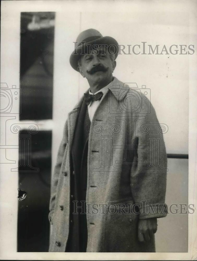 1923 Press Photo Charles Tree, oldest concert singer in England, visits NY - Historic Images