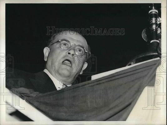 1941 Press Photo Samuel Shore President Of International Ladies Garment Workers - Historic Images