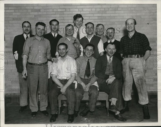 1932 Press Photo Alimony club at Chicago,Ill's Cook County Jail - neb46770 - Historic Images