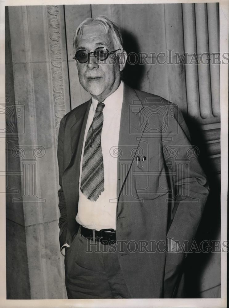 1939 Press Photo Wash.D.C. Paul M Burnett, Insurance Exec, Natl Monopoly Comm. - Historic Images