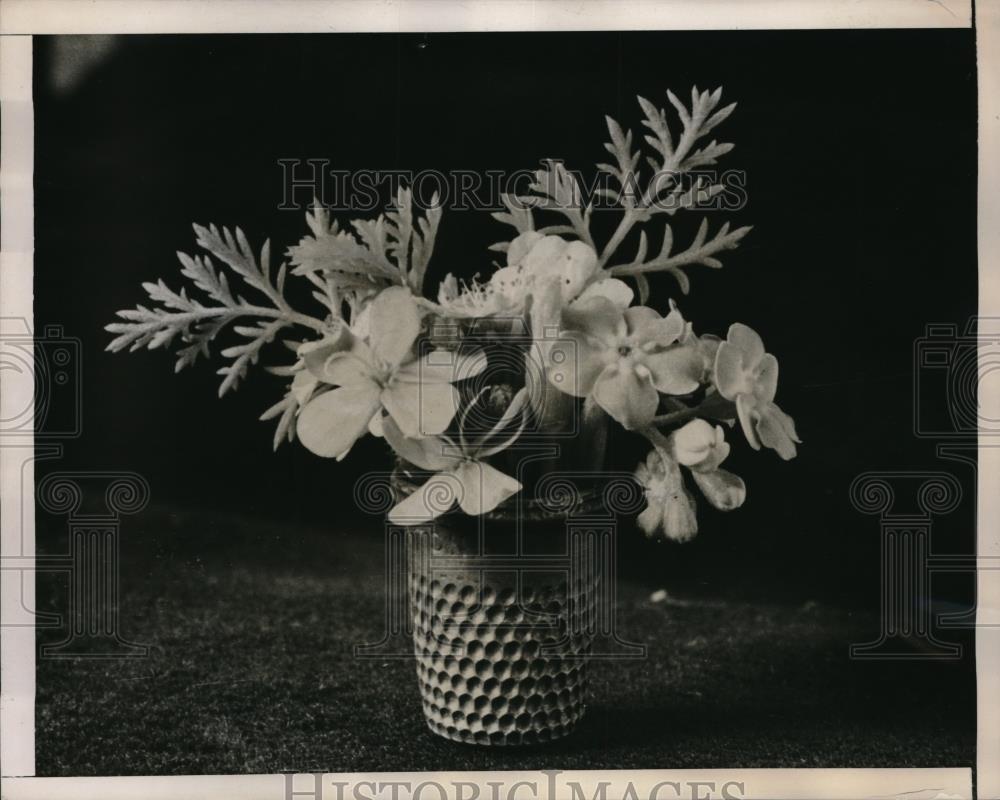 1939 Press Photo Garden Club Annual Flower Show Jefferson City Missouri - Historic Images